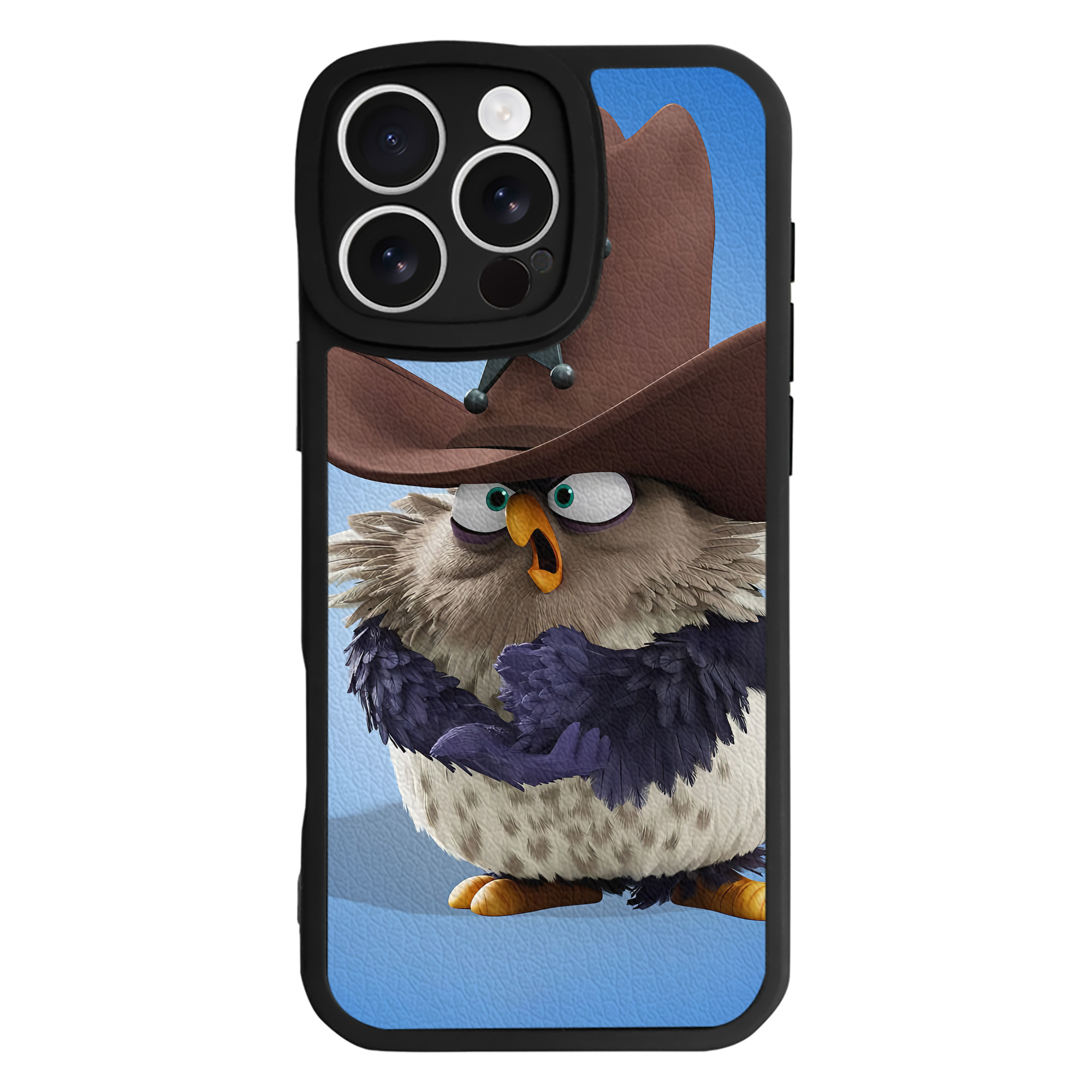 （画像用） Angry Birds アングリーバード 【iPhone 16シリーズ対応】シリコンスマホケース（レザー調） 材質：シリコン
